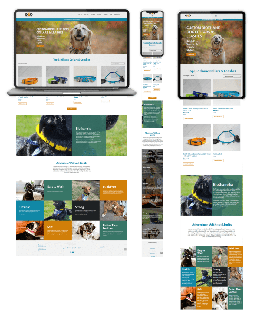 All device mockups - pimped out pup website
