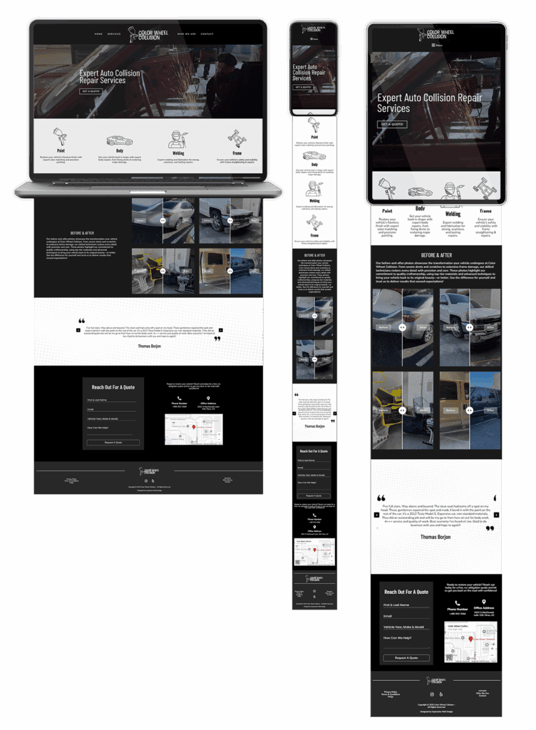 color wheel collision all devices mockup